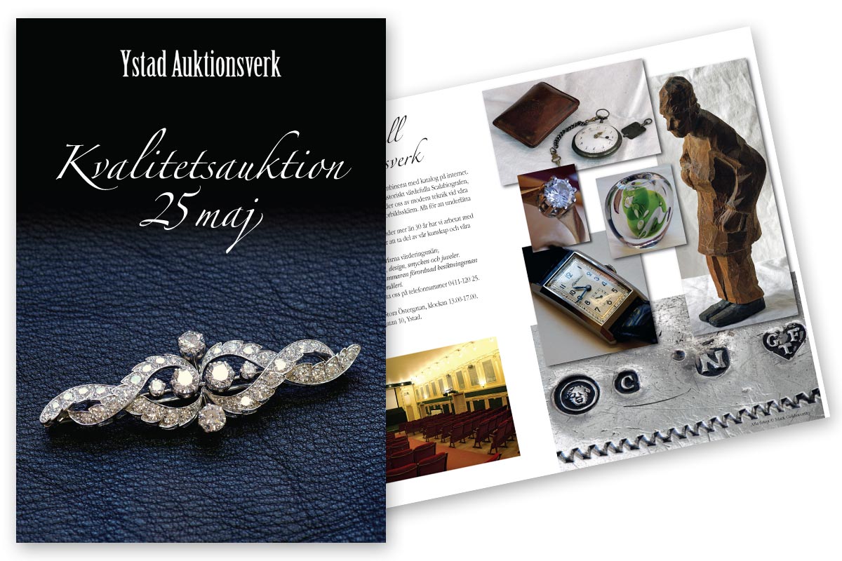 Auction catologue, design & photo.